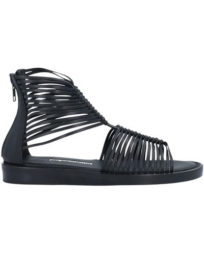 Ann Demeulemeester Sandalias - Negro