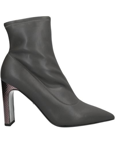 Grey Mer Ankle Boots - Black
