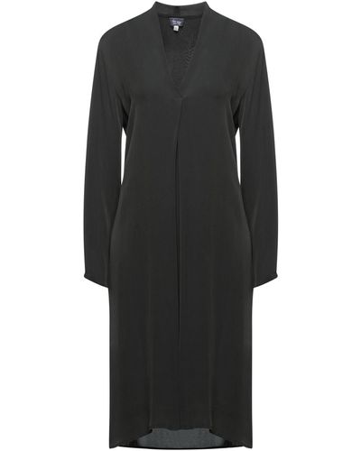 HER SHIRT HER DRESS Midi Dress - Black