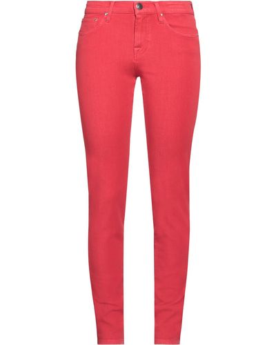 Jacob Coh?n Jeans Cotton, Lyocell, Polyester, Elastane - Red
