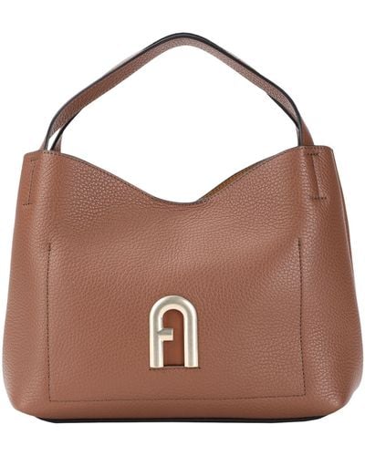 Furla Primula S Hobo -- Handbag Leather - Brown