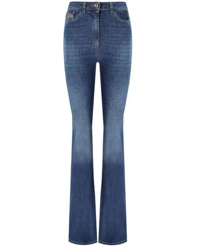 Elisabetta Franchi Pantalon en jean - Bleu