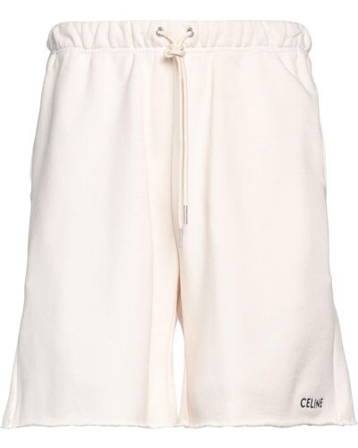 Celine Shorts E Bermuda - Bianco