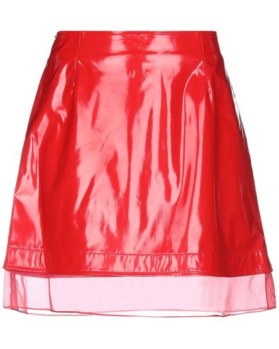 BROGNANO Mini Skirt - Red