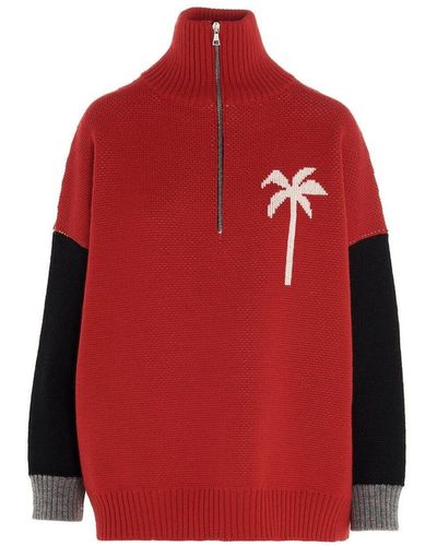 Palm Angels Pullover - Rouge