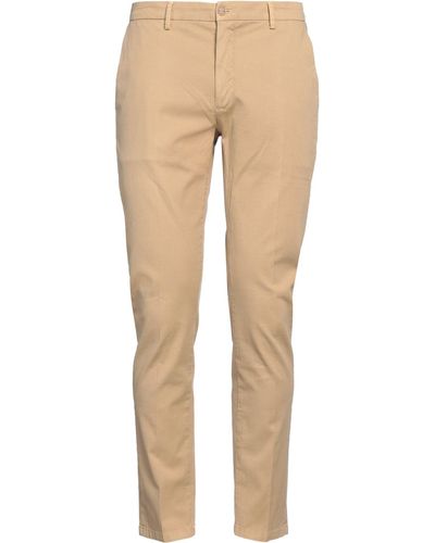 Yan Simmon Light Trousers Cotton, Elastane - Natural