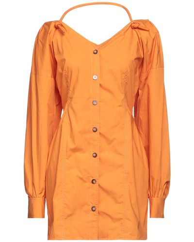 Nanushka Vestito Corto - Arancione