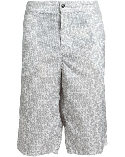 Fendi Beach Shorts And Pants - Gray