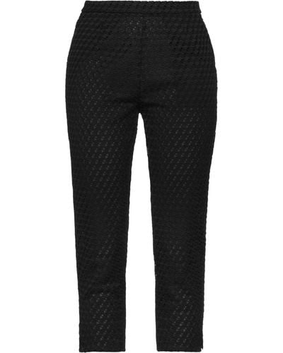 Ermanno Scervino Cropped Trousers - Black