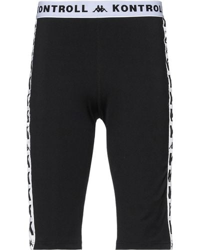 Kappa Shorts & Bermuda Shorts Polyester, Elastane - Black