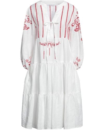 Greek Archaic Kori Midi Dress - White