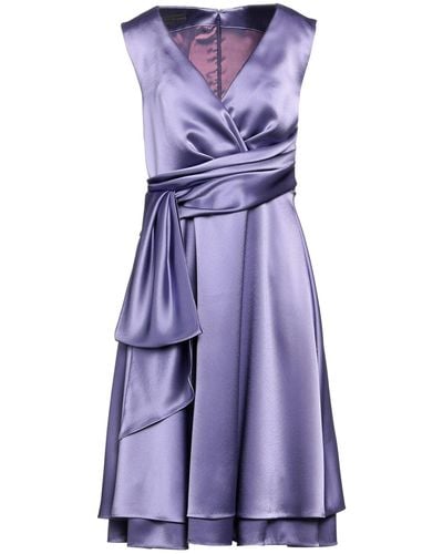 Talbot Runhof Midi Dress - Purple