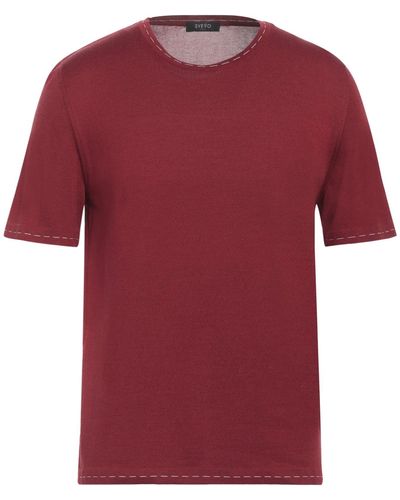 Svevo Brick Sweater Silk, Cotton - Red