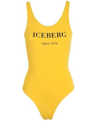 Iceberg One-piece Swimsuit - Yellow