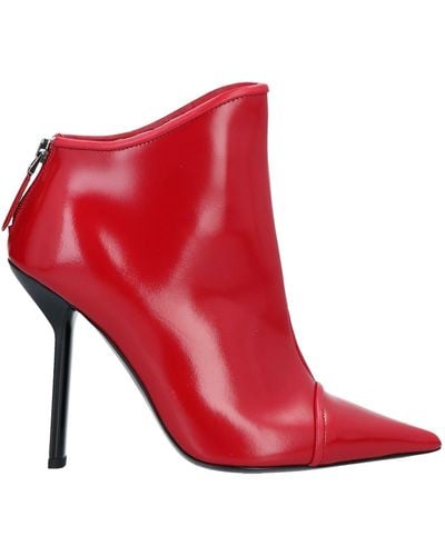 Emporio Armani Ankle Boots - Red