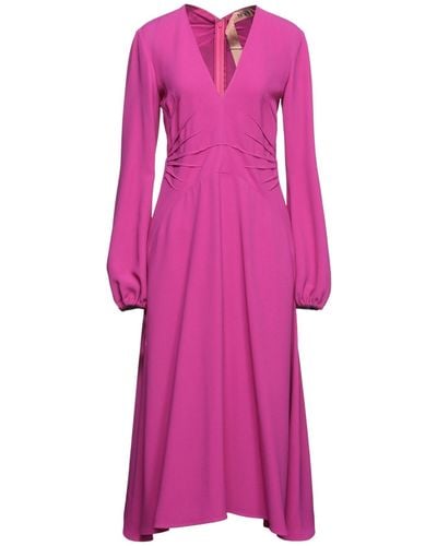 N°21 Midi Dress - Pink