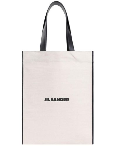 Jil Sander Schultertasche - Weiß