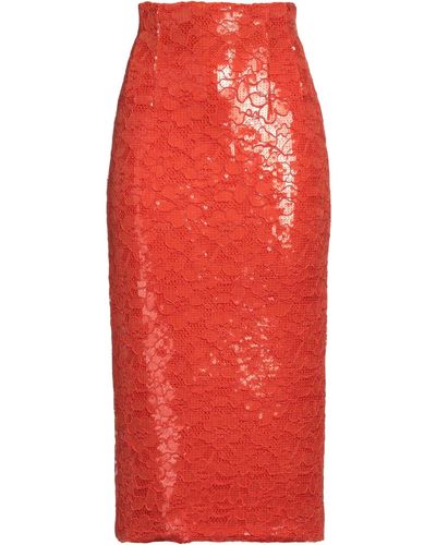 LAQUAN SMITH Midi Skirt - Red