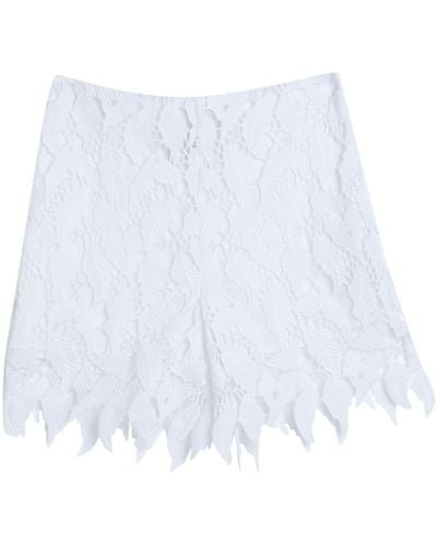 Erika Cavallini Semi Couture Shorts E Bermuda - Bianco