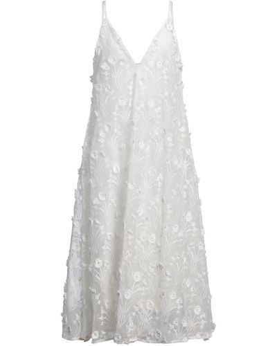 Agua Bendita Midi Dress - White