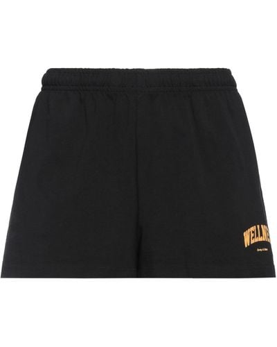 Sporty & Rich Shorts & Bermuda Shorts Cotton - Black