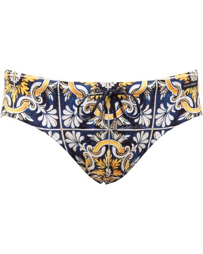 Dolce & Gabbana Slip Bikini & Slip Mare - Blu