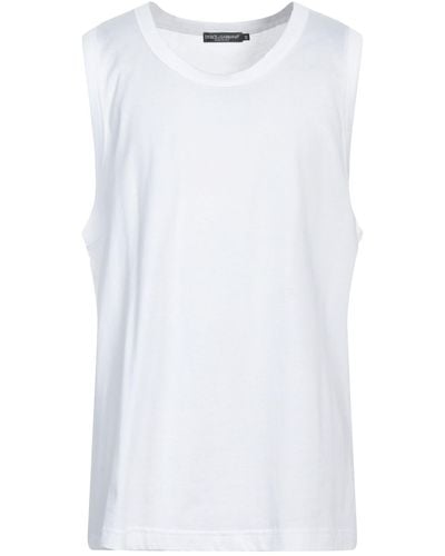 Dolce & Gabbana Camiseta de tirantes - Blanco