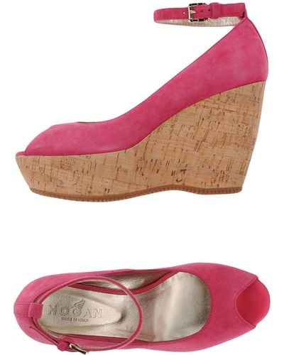 Sandali con plateau Hogan da donna Sconto online fino al 60 Lyst