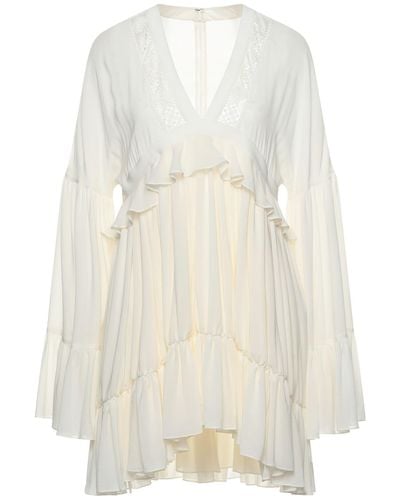 Saint Laurent Short Dress - White