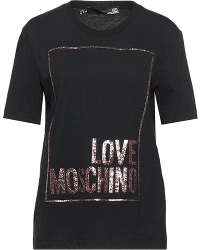 Love Moschino T-shirts - Schwarz