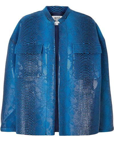 Maisie Wilen Overcoat & Trench Coat - Blue