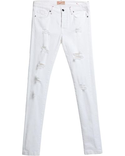 Marco Pescarolo Pantaloni Jeans - Bianco
