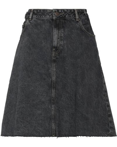 American Vintage Denim Skirt - Black