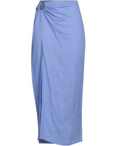 ACTUALEE Maxi Skirt - Blue