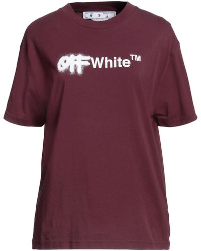 Off-White c/o Virgil Abloh T-shirt - Rouge