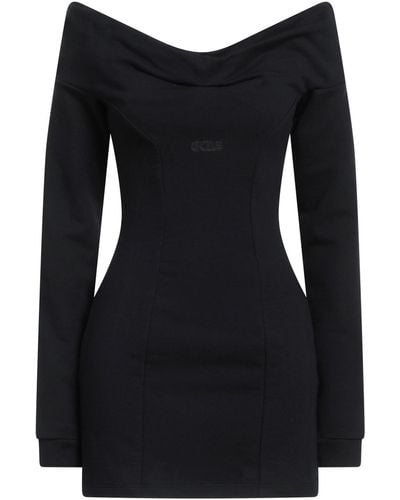 Gcds Mini Dress Cotton - Black