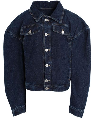 Vivienne Westwood Denim Boxer Jacket Denim Outerwear Cotton - Blue