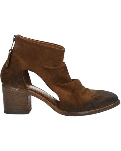 Strategia Tan Ankle Boots Soft Leather - Brown