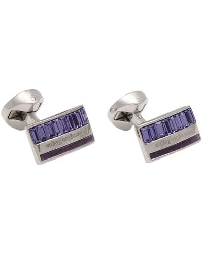 Zegna Cufflinks And Tie Clips - Blue