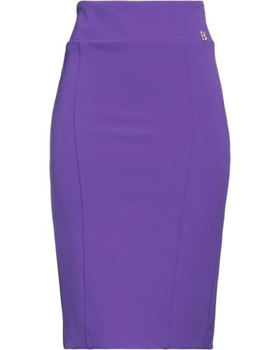 Blugirl Blumarine Midi Skirt - Purple