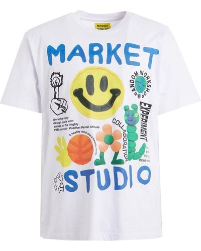 Market T-shirts - Weiß