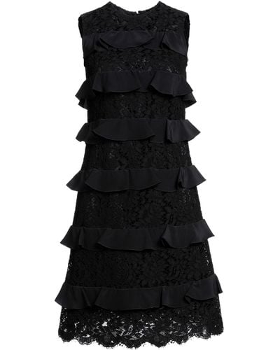 Dolce & Gabbana Silk-blend Sheath Dress - Black