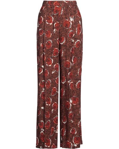 Alysi Cocoa Trousers Viscose - Red