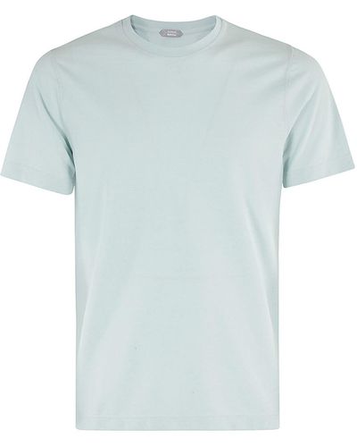 Zanone T-shirts - Blau