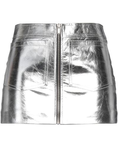 Saint Laurent Mini Skirt - Metallic