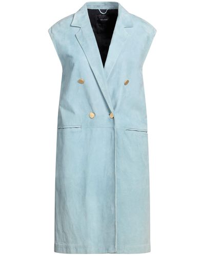 Tagliatore 0205 Overcoat & Trench Coat - Blue