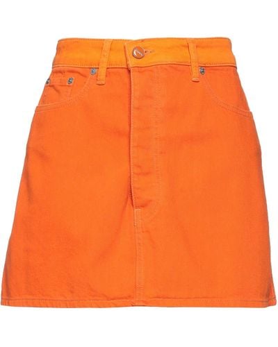 Ganni Denim Skirt - Orange