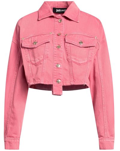 Just Cavalli Denim Outerwear - Pink