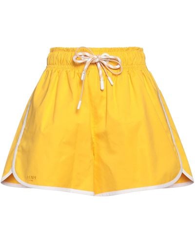 Fendi Shorts & Bermuda Shorts - Yellow