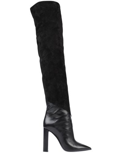 Saint Laurent Knee Boots - Black